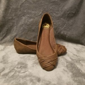 Fergalicious brown flats